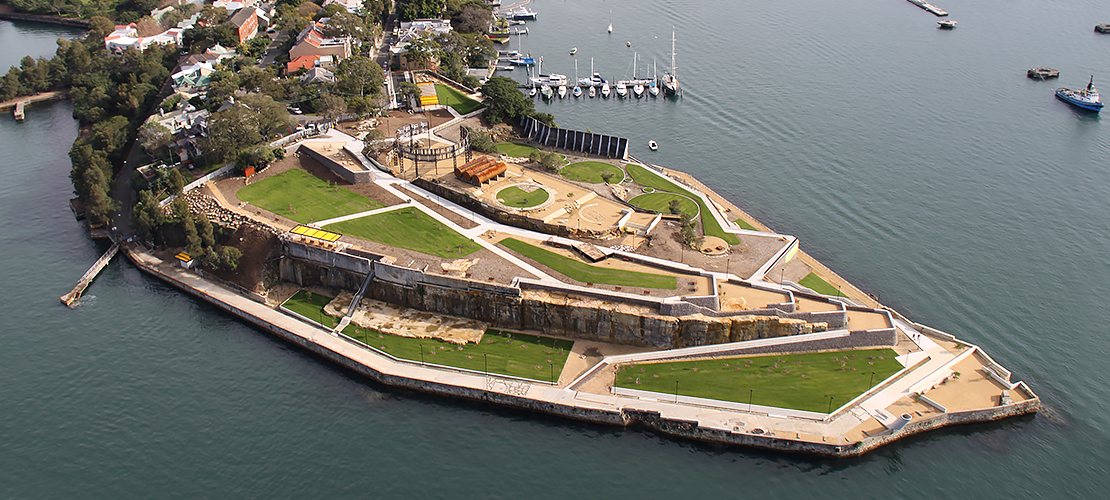 Park / Reserve – Ballast Point Park opens – aerial view when park was completed